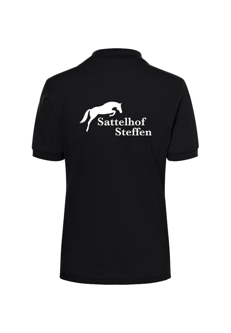 Poloshirt Damen - schwarz