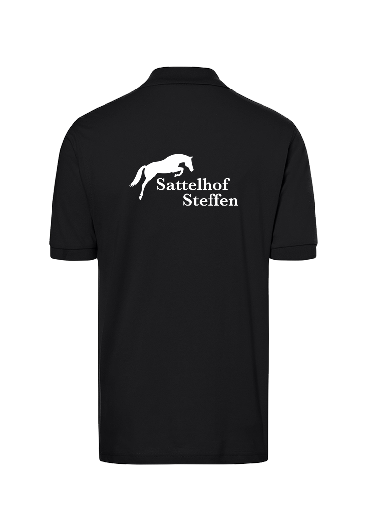 Poloshirt Herren - schwarz