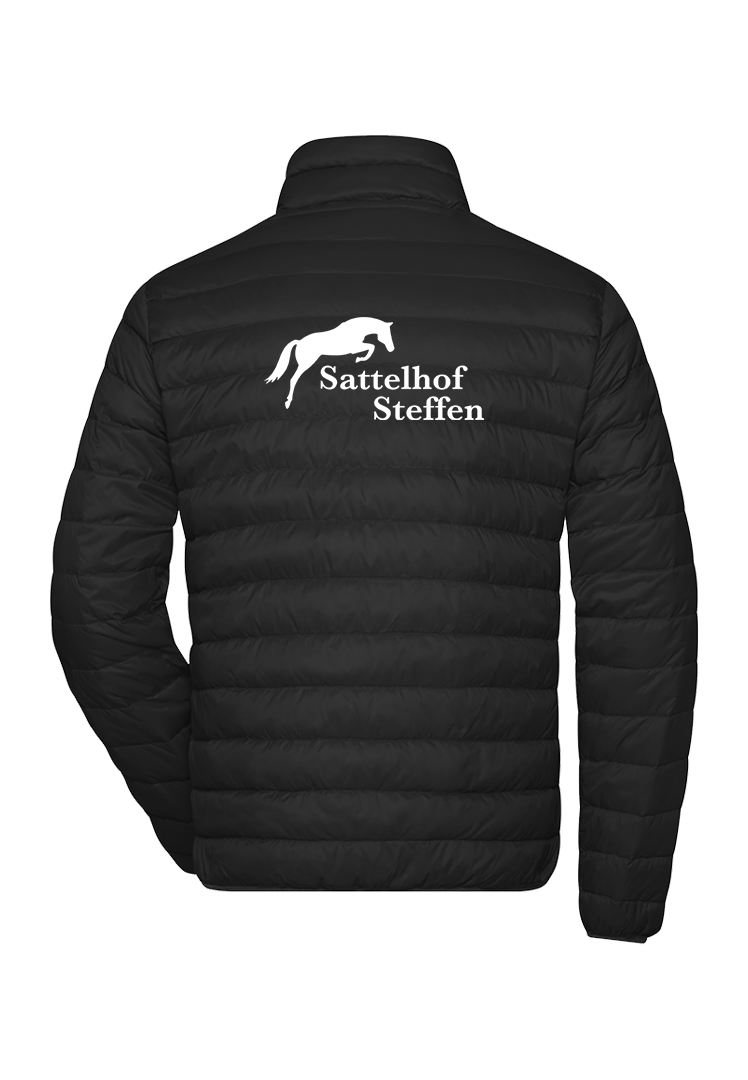 Steppjacke Herren - schwarz