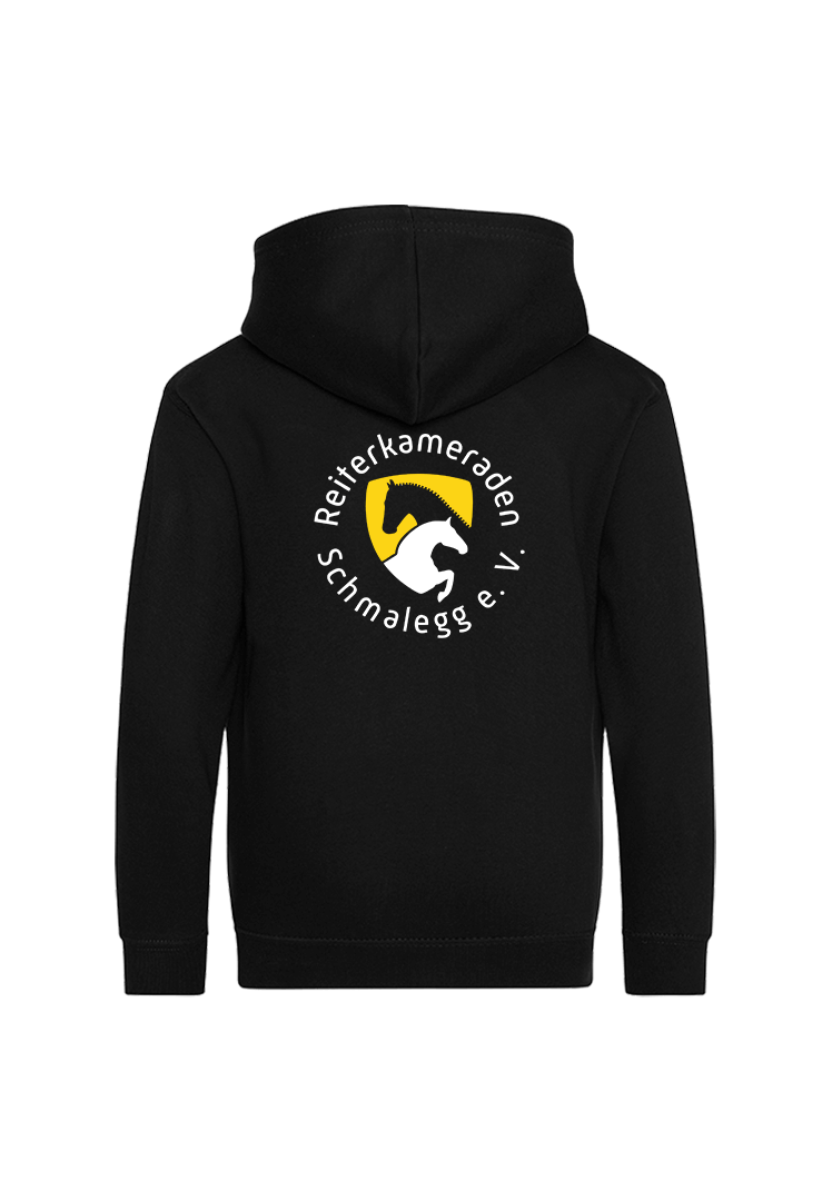 Zip-Hoodie Kinder - schwarz