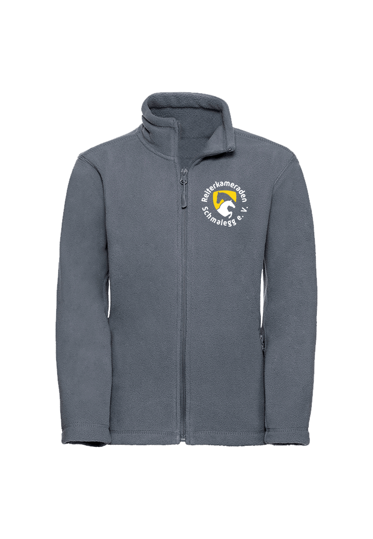 Fleecejacke Kinder - convoy grey