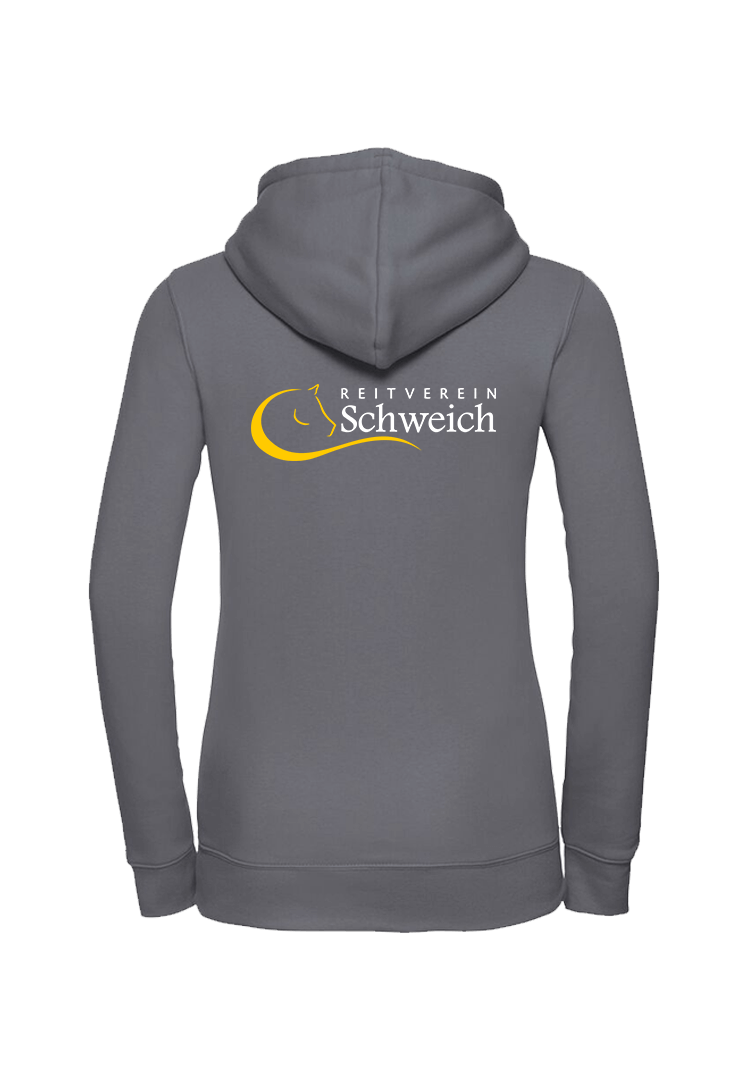 Zip-Hoodie Damen - convoy grey