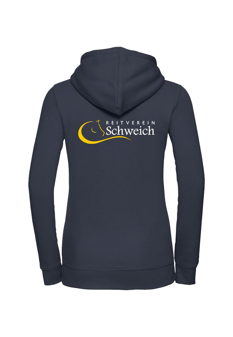 Zip-Hoodie Damen - navy
