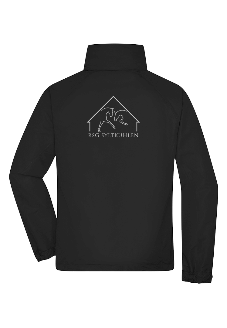 Regenjacke Herren - schwarz 