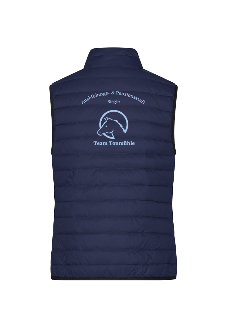 Steppweste Damen  - navy