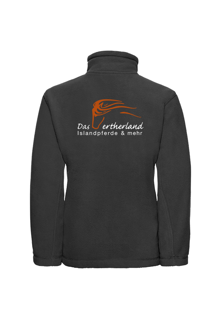 Fleecejacke Kinder - schwarz