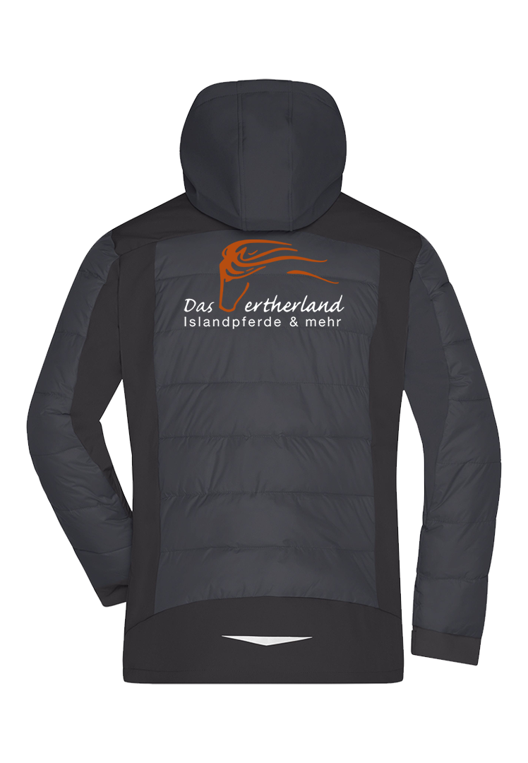Thermojacke Hybrid Herren - schwarz