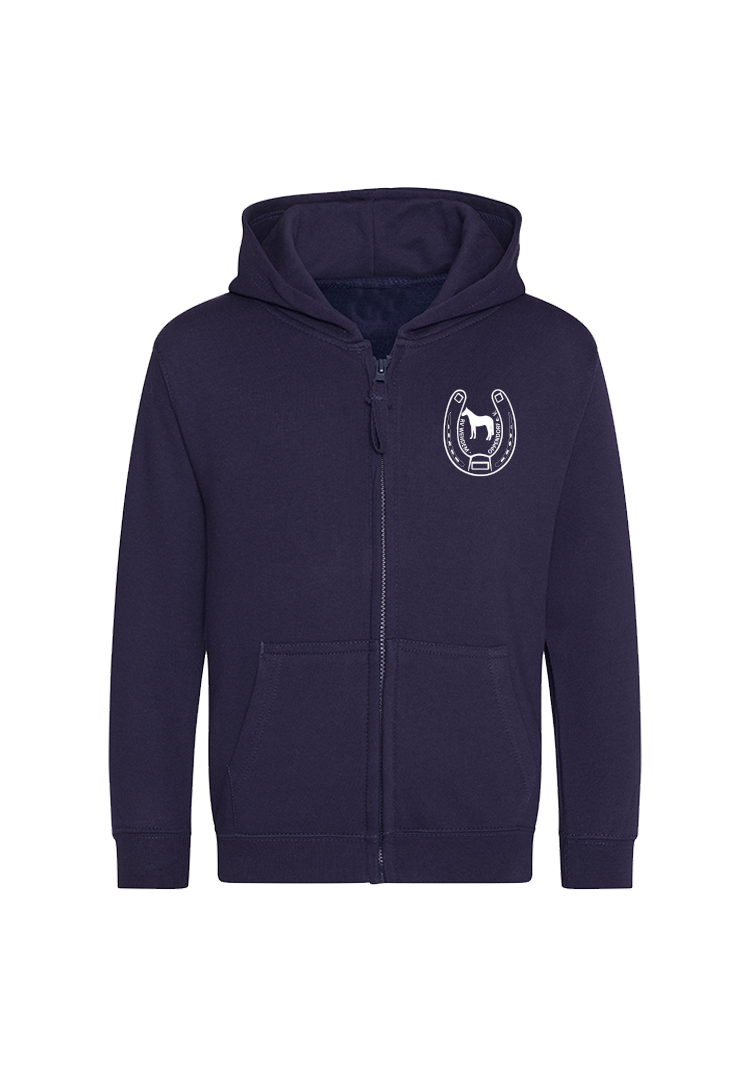 Zip-Hoodie Kinder - navy