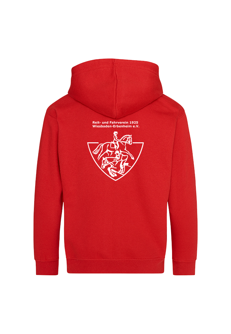 Zip-Hoodie Kinder - rot