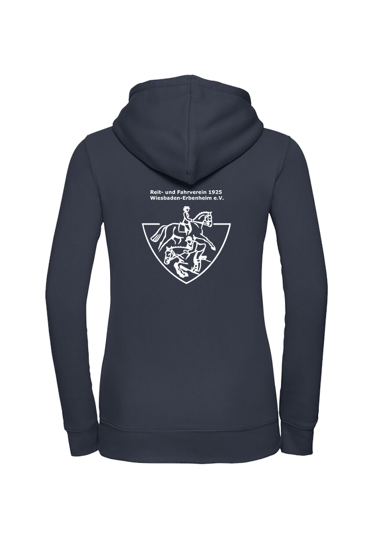 Zip-Hoodie Damen - navy