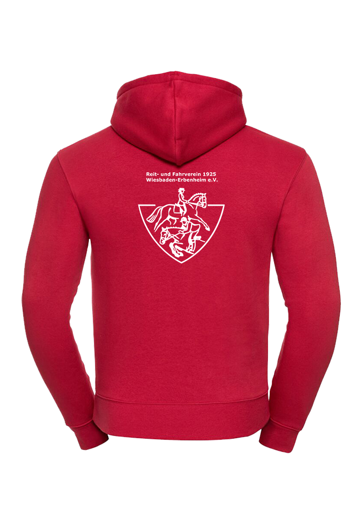 Zip-Hoodie Herren - rot