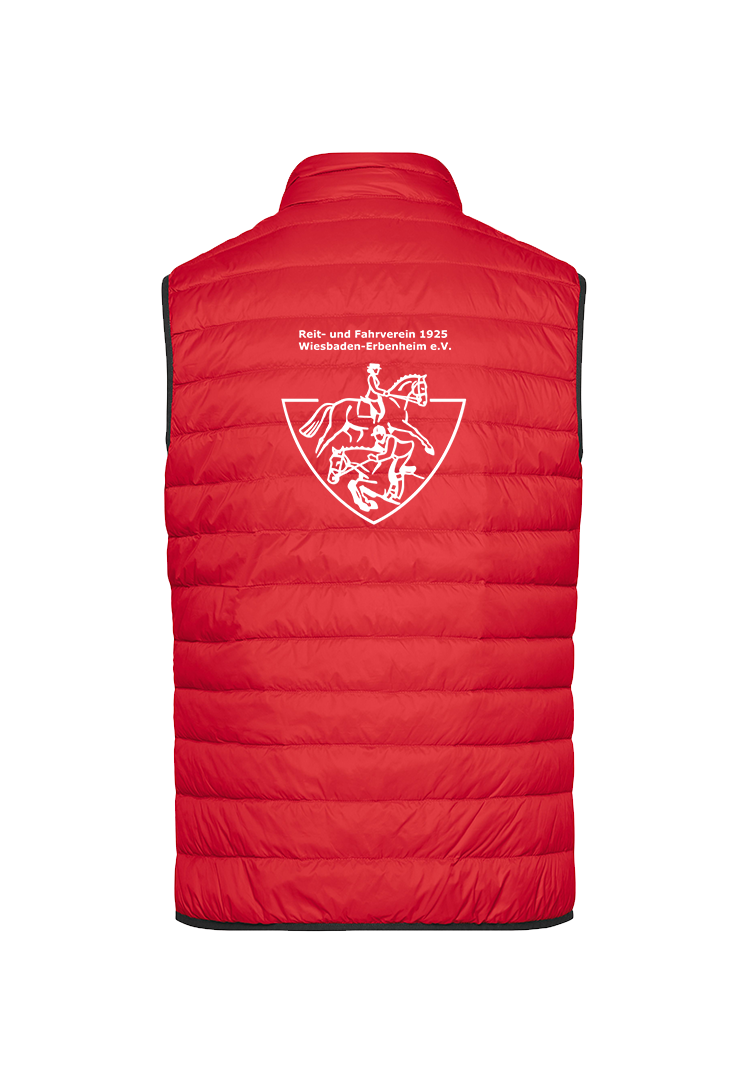 Steppweste Herren - rot