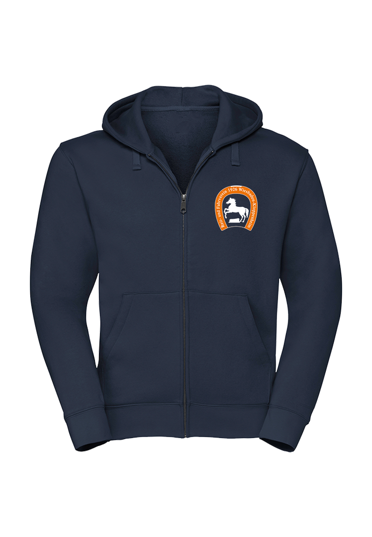 Zip-Hoodie Herren - navy